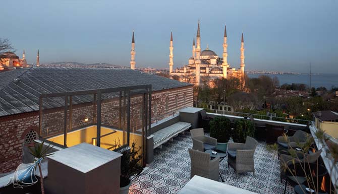 فاصله هتل بوتیک ابراهیم پاشا تا جاذبه های گردشگری استانبول